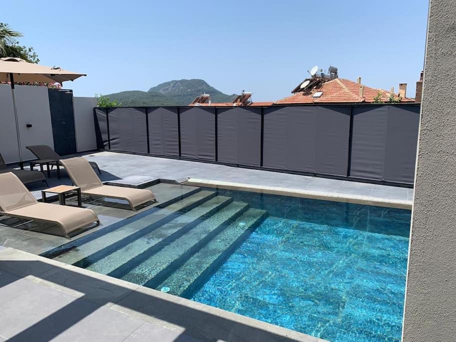 Havuzlu Korunakli Jakuzili Villa Fethiye Exteriör bild